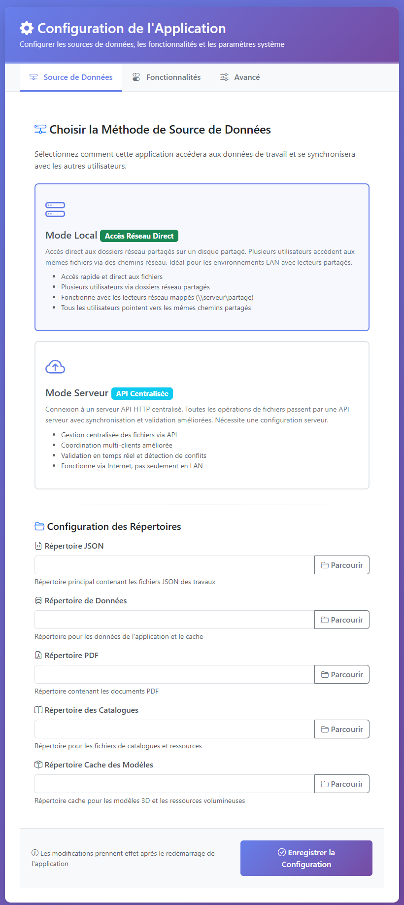Schéma : mode disque partagé